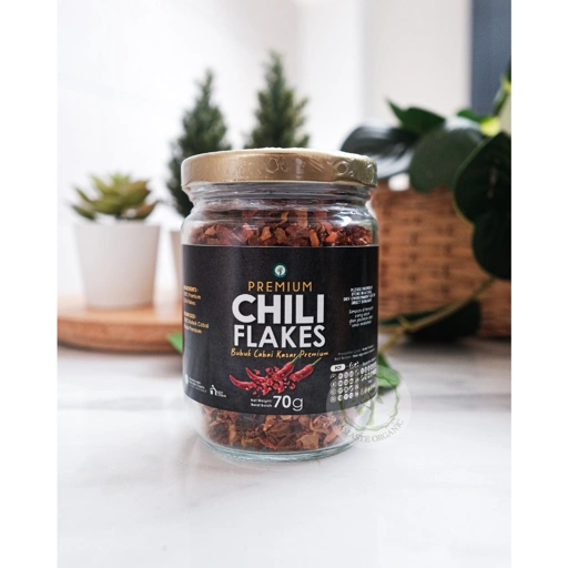 Image of PREMIUM CHILI FLAKES - BUBUK CABAI KASAR PREMIUM 70GR