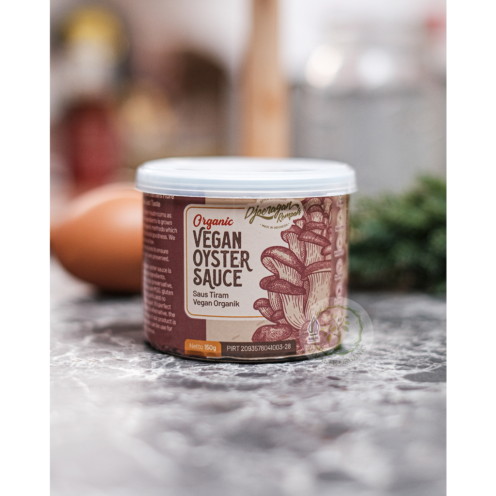 ORGANIC VEGAN OYSTER SAUCE - SAUS TIRAM ORGANIK NON MSG 150GR