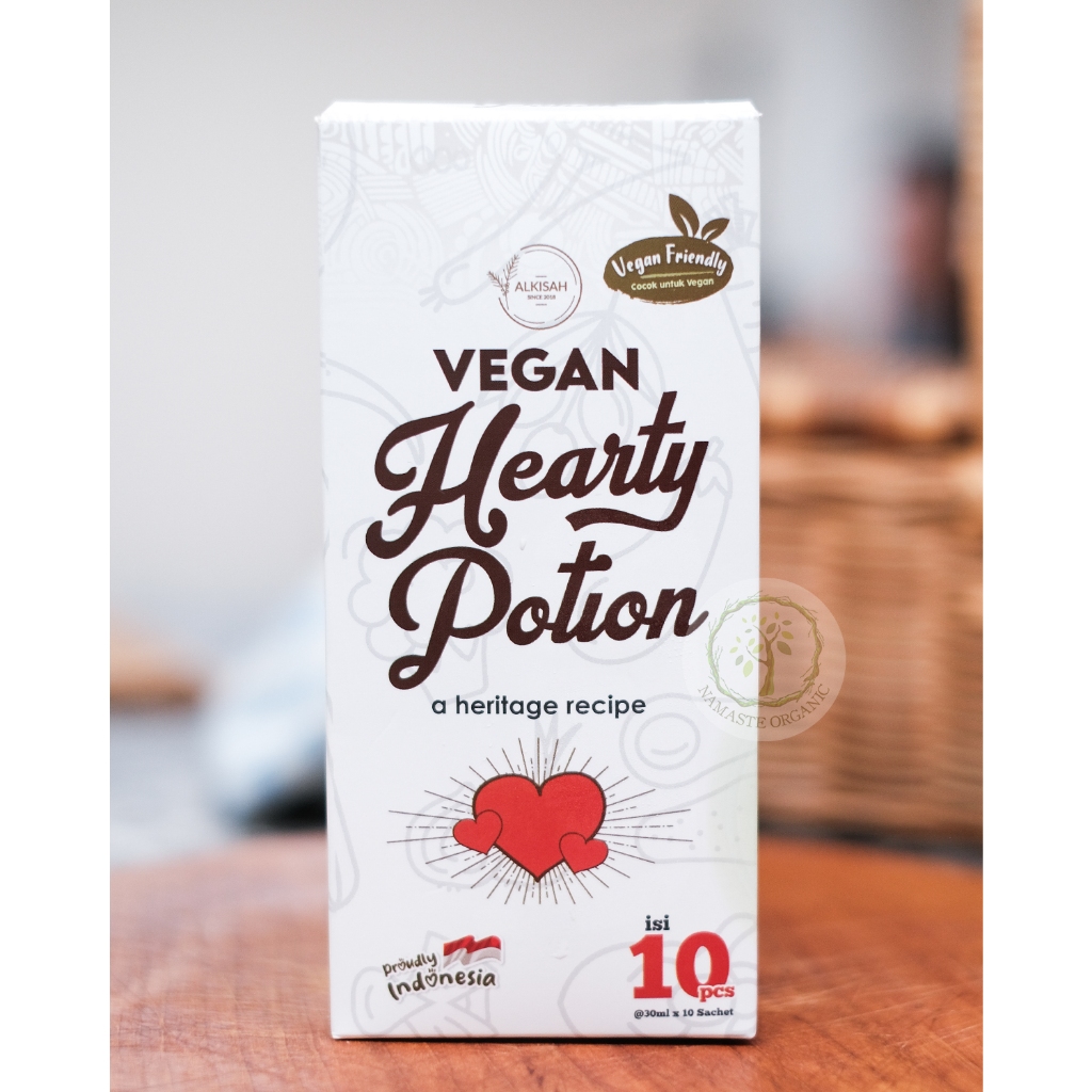 BOX VEGAN HEARTY POTION - ISI 10 SACHET