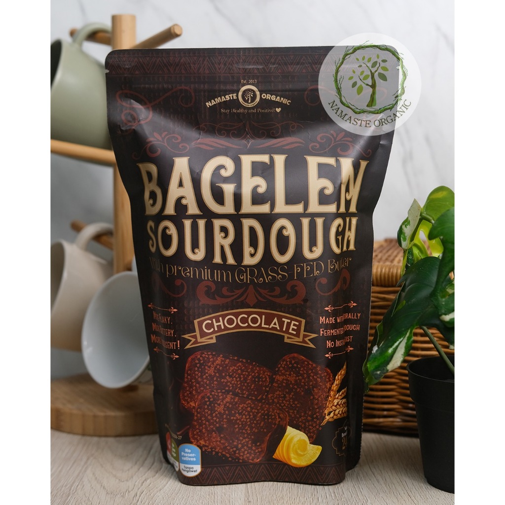 NEW CHOCO BAGELEN SOURDOUGH - MADE FROM SOURDOUGH BREAD WITH PREMIUM GRASS FED BUTTER 240GR