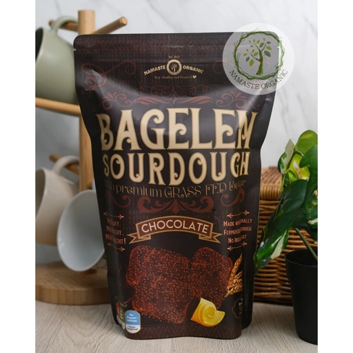 NEW CHOCO BAGELEN SOURDOUGH - MADE FROM SOURDOUGH BREAD WITH PREMIUM GRASS FED BUTTER 240GR