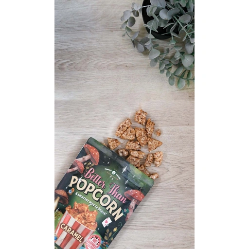 BETTER THAN POPCORN - CRISPY BUCKWHEAT WITH CARAMEL 50GR