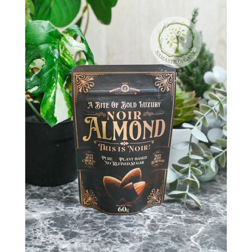 Image of ALMOND NOIR - A BITE OF BOLD LUXURY 60GR