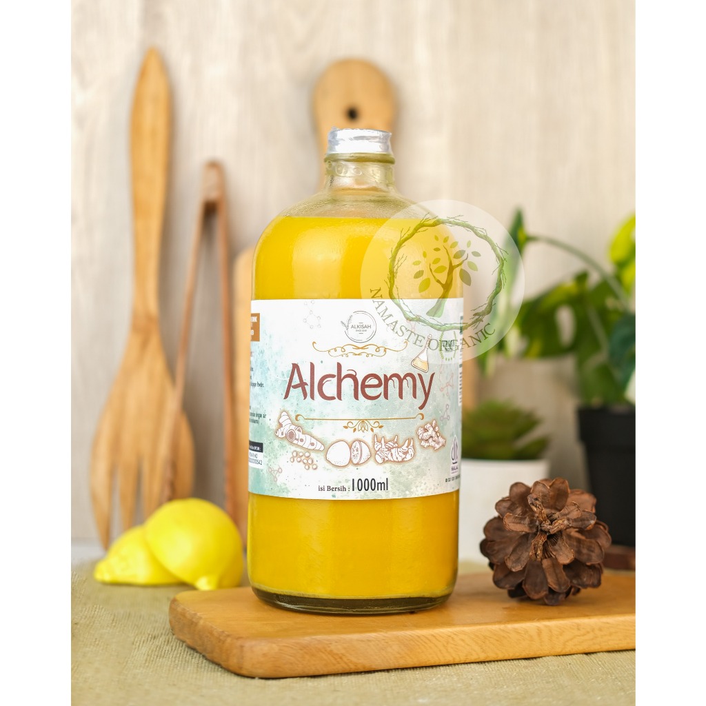 ALCHEMY KUNYIT 1L - BOTOL KACA