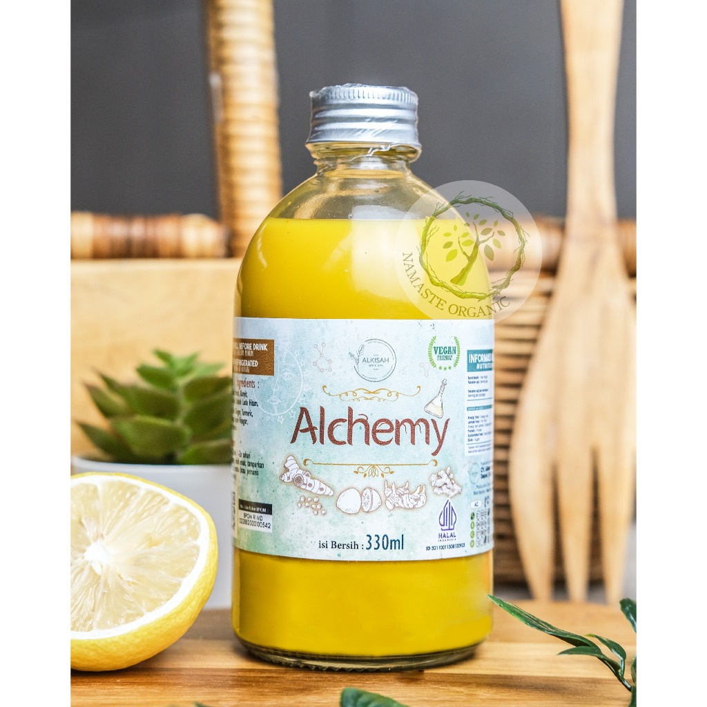 ALCHEMY KUNYIT 330ML - BOTOL KACA