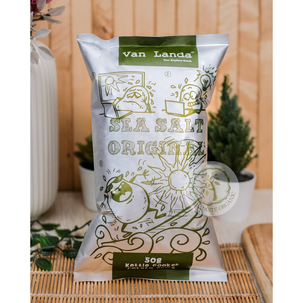 VAN LANDA POTATO CHIPS - SEA SALT ORIGINAL 50GR