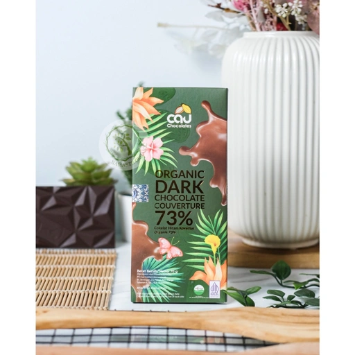 Image of CAU CHOCOLATES - ORGANIC DARK CHOCOLATE 73 PERSEN 70GR