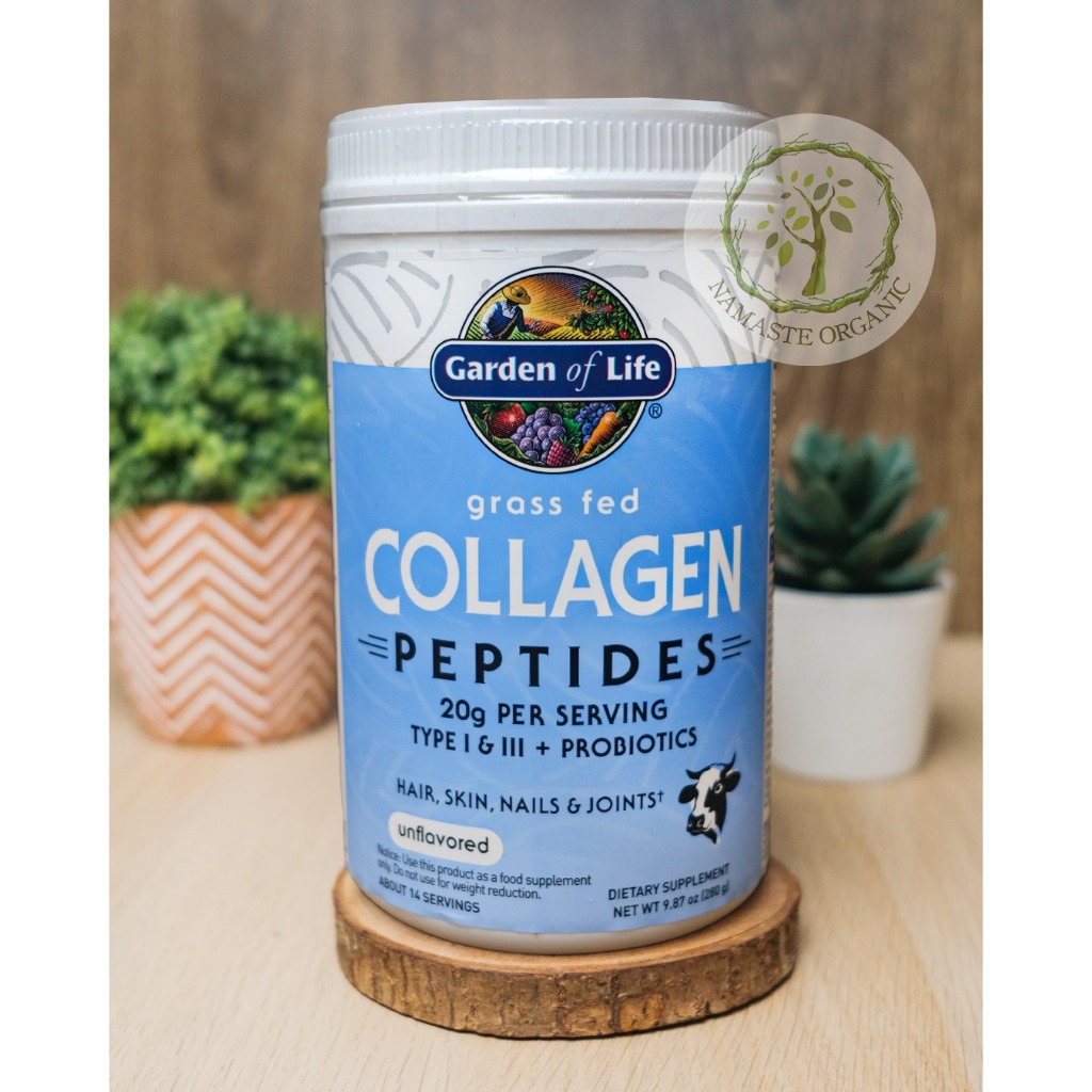 GARDEN OF LIFE - GRASS FED COLLAGEN PEPTIDES UNFLAVORED 280GR