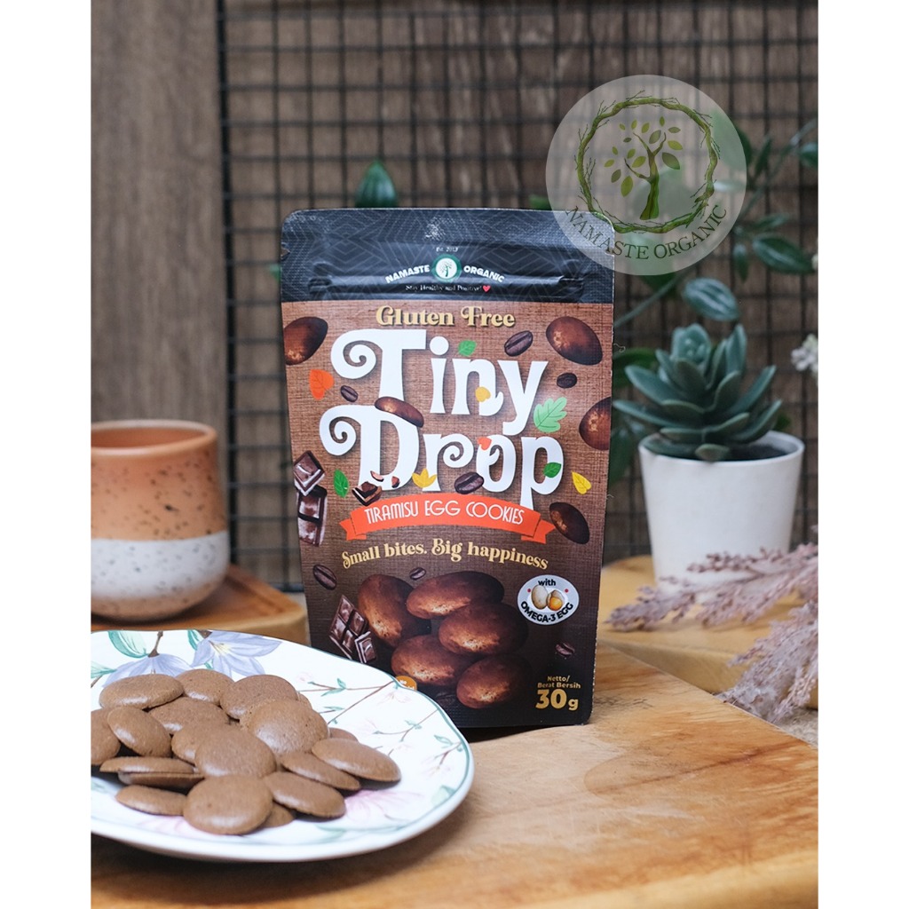 GLUTEN FREE TINY DROP - TIRAMISU EGG COOKIES 30GR