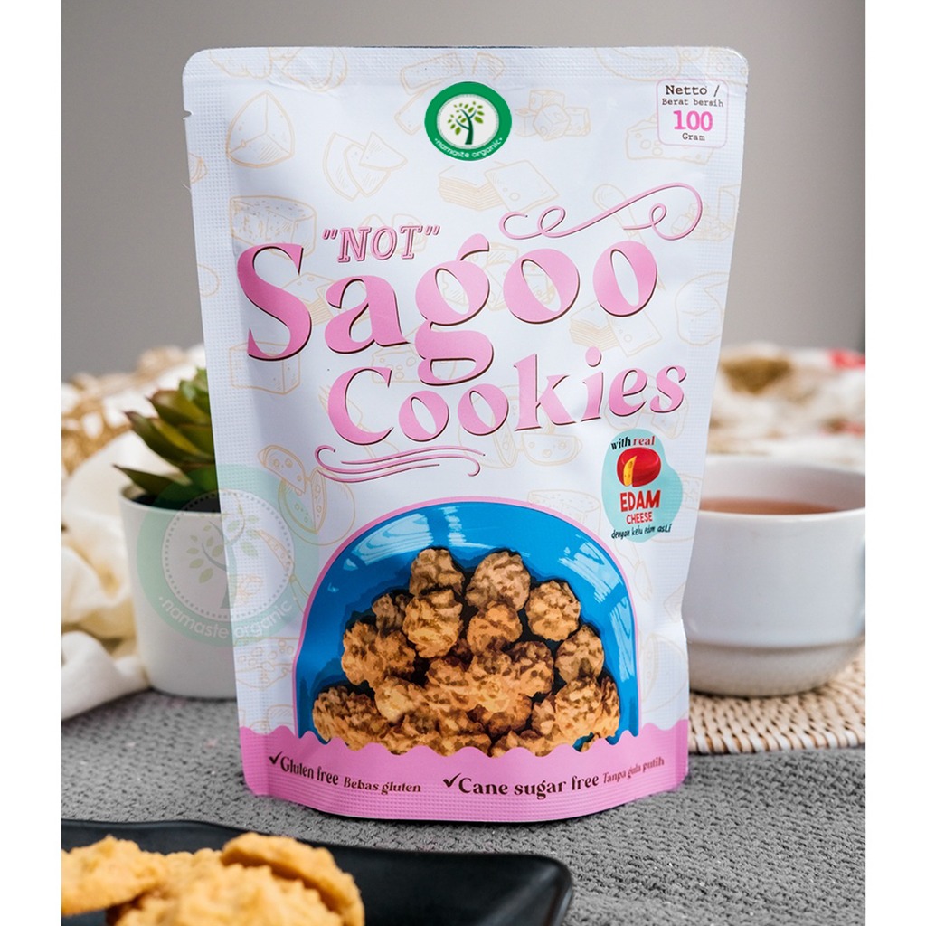 NOT SAGOO COOKIES - GLUTEN FREE COOKIES WITH REAL EDAM CHEESE 100GR