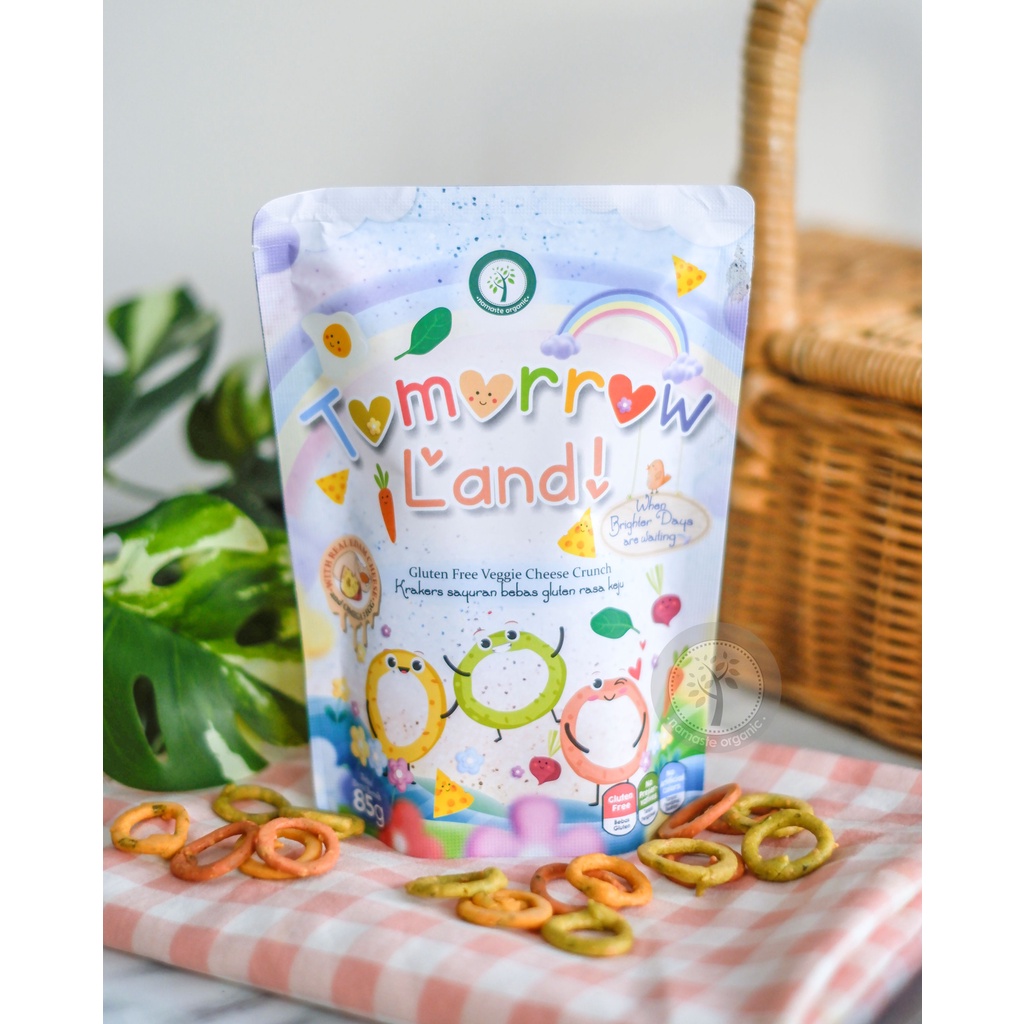 TOMORROW LAND - GLUTEN FREE VEGGIE CHEESE CRUNCH 85GR