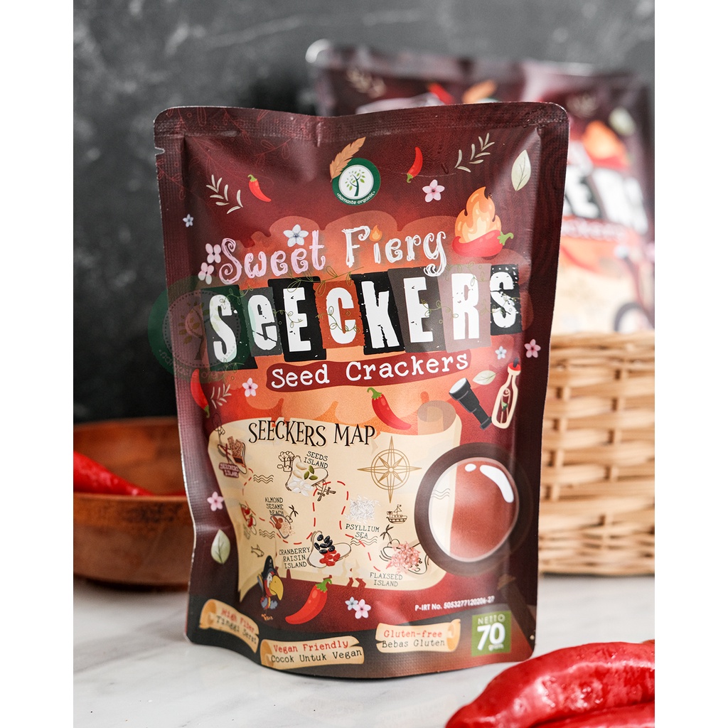 SEECKERS SEED CRACKERS - SWEET FIERY 70GR
