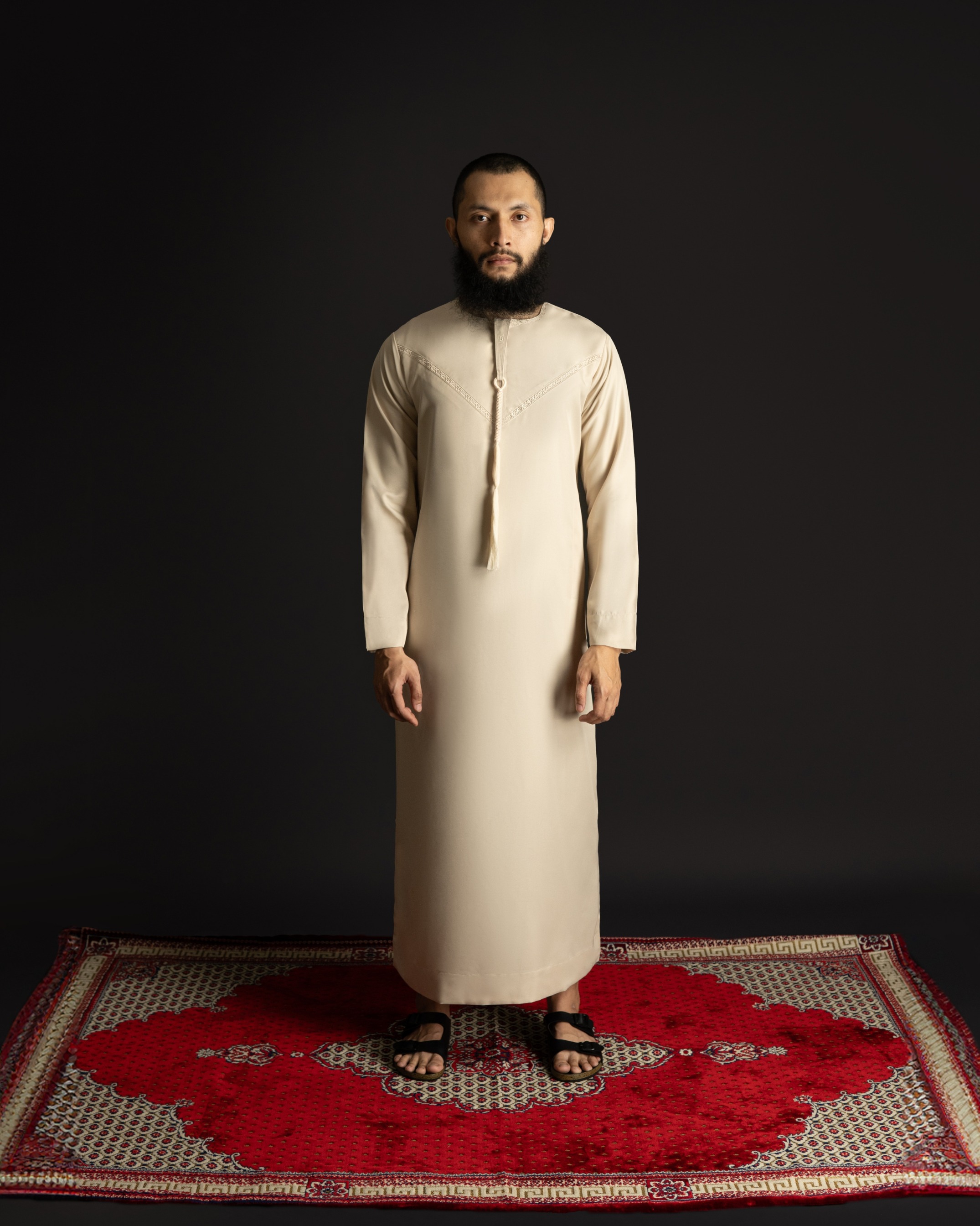 Local Project | Al-Ameer Series — Thobe Pria Slim Fit Premium Polyester Serat Twill