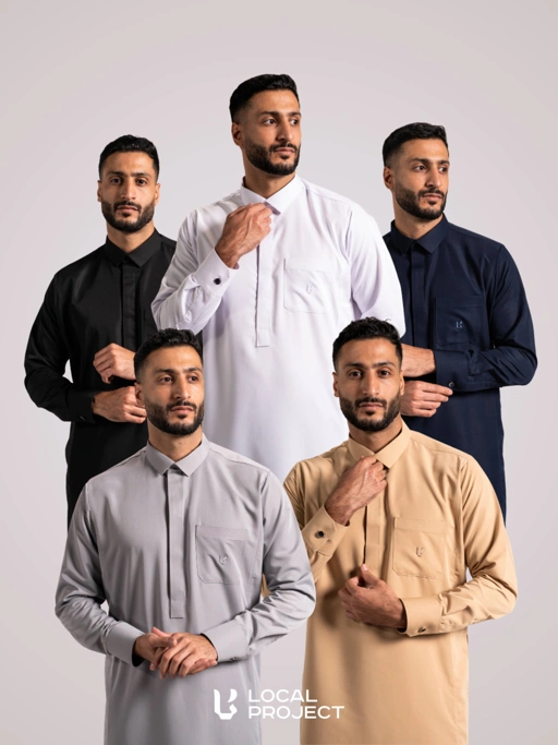 Local Project | Qatari Series — Thobe Pria Slim Fit Premium Polyester