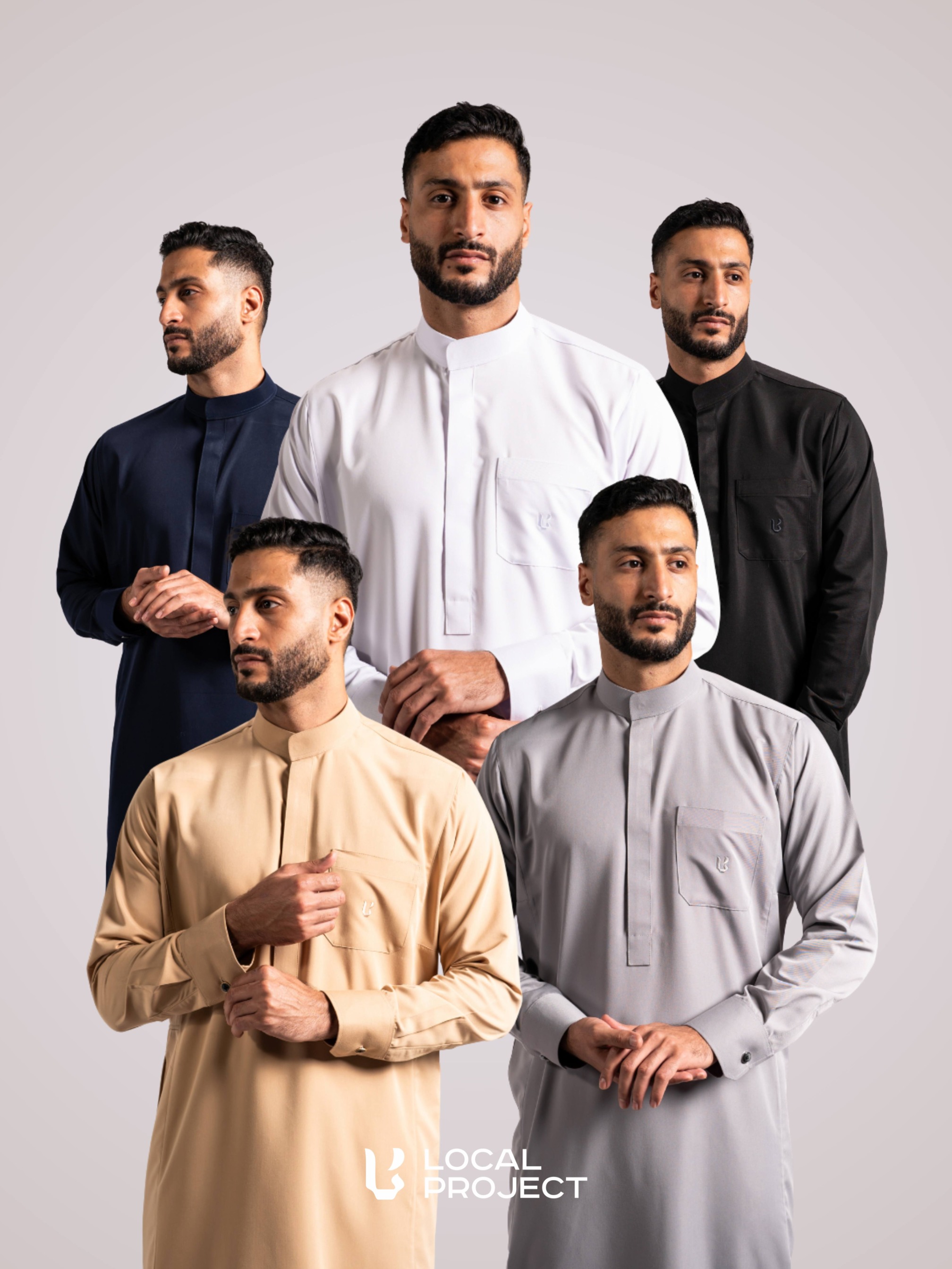 Local Project | Jazeera Series — Thobe Pria Slim Fit Premium Polyester 