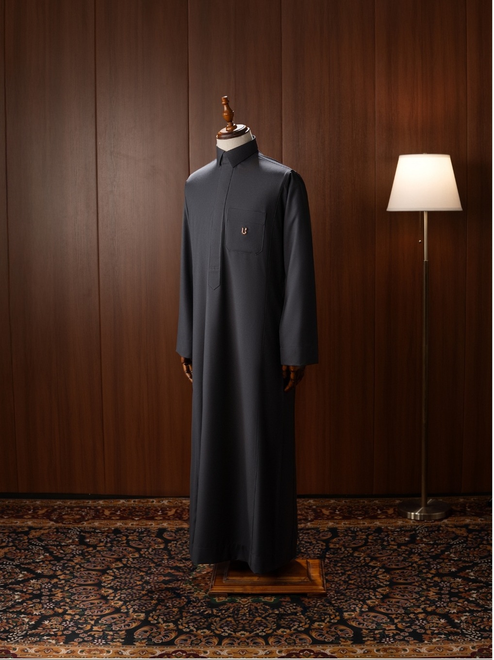 Local Project | Nukhba Series — Thobe Pria Slim Fit Premium Teteron Rayon Dobby Diamond