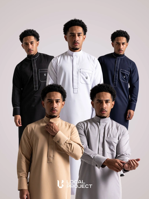 Local Project | Utsman Series — Thobe Pria Slim Fit Premium Polyester