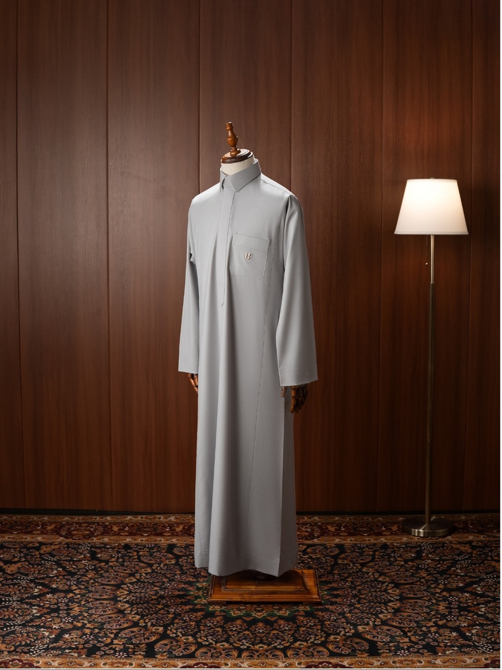 Local Project | Nukhba Series — Thobe Pria Slim Fit Premium Teteron Rayon Dobby Diamond