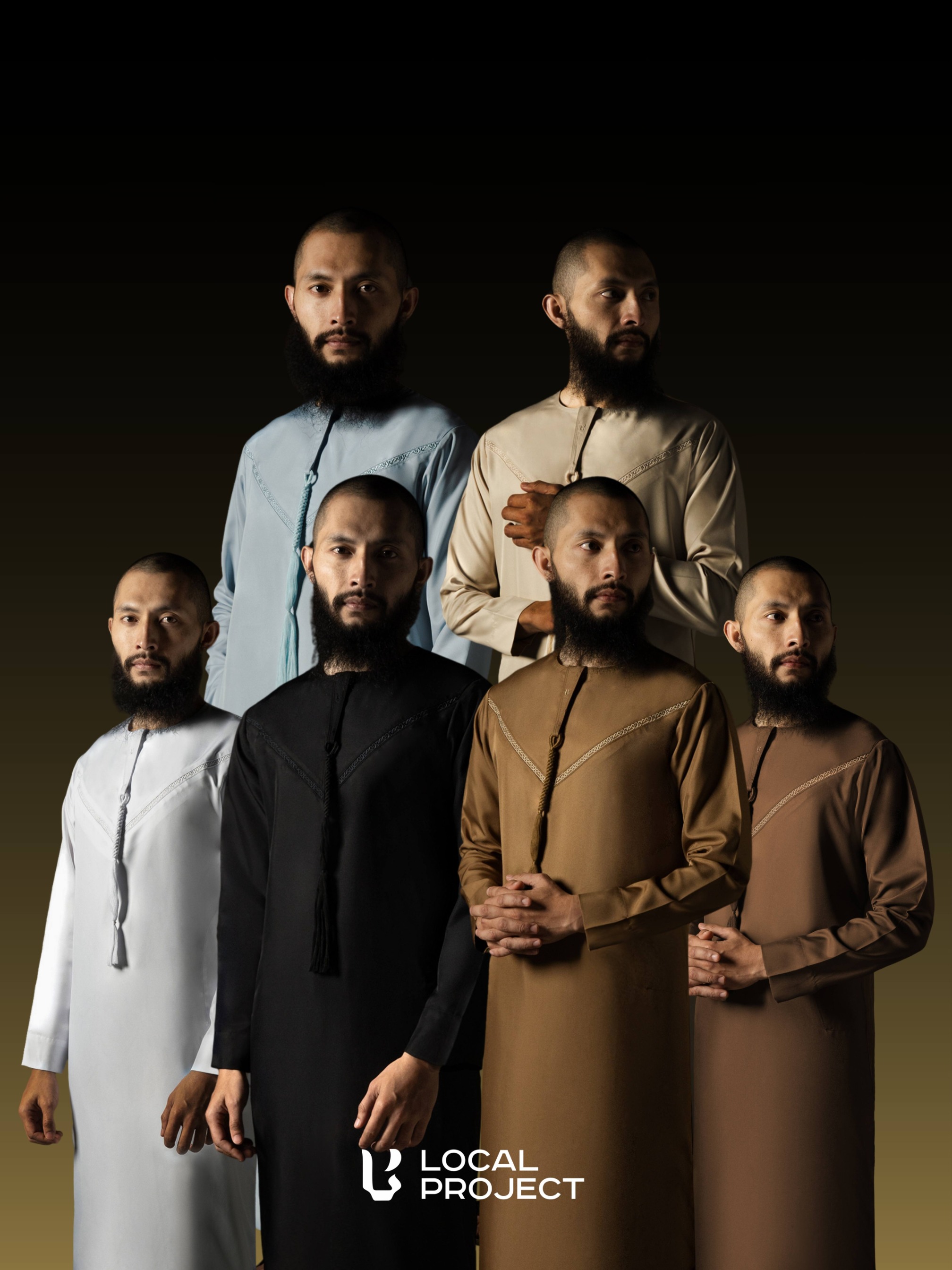 Local Project | Al-Ameer Series — Thobe Pria Slim Fit Premium Polyester Serat Twill