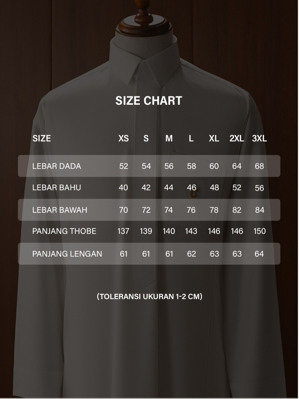 Local Project | Nukhba Series — Thobe Pria Slim Fit Premium Teteron Rayon Dobby Diamond
