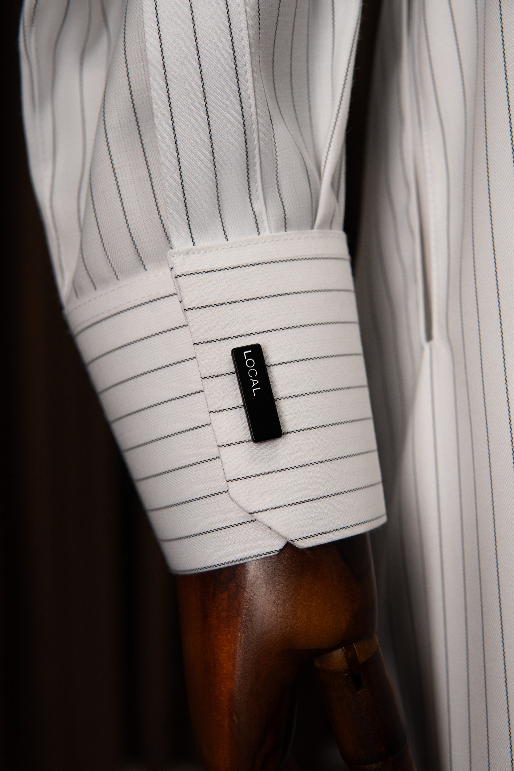Local Project | Ather Series — Thobe Pria Slim Fit Premium Teteron Rayon Garis Vertikal