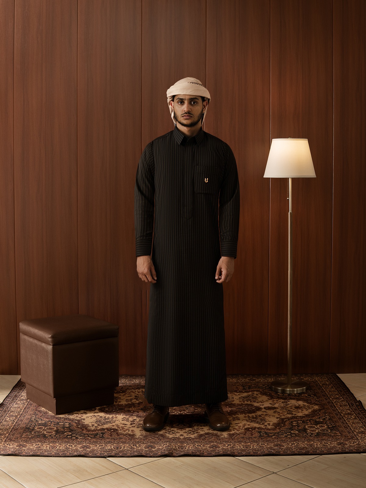 Local Project | Ather Series — Thobe Pria Slim Fit Premium Teteron Rayon Garis Vertikal