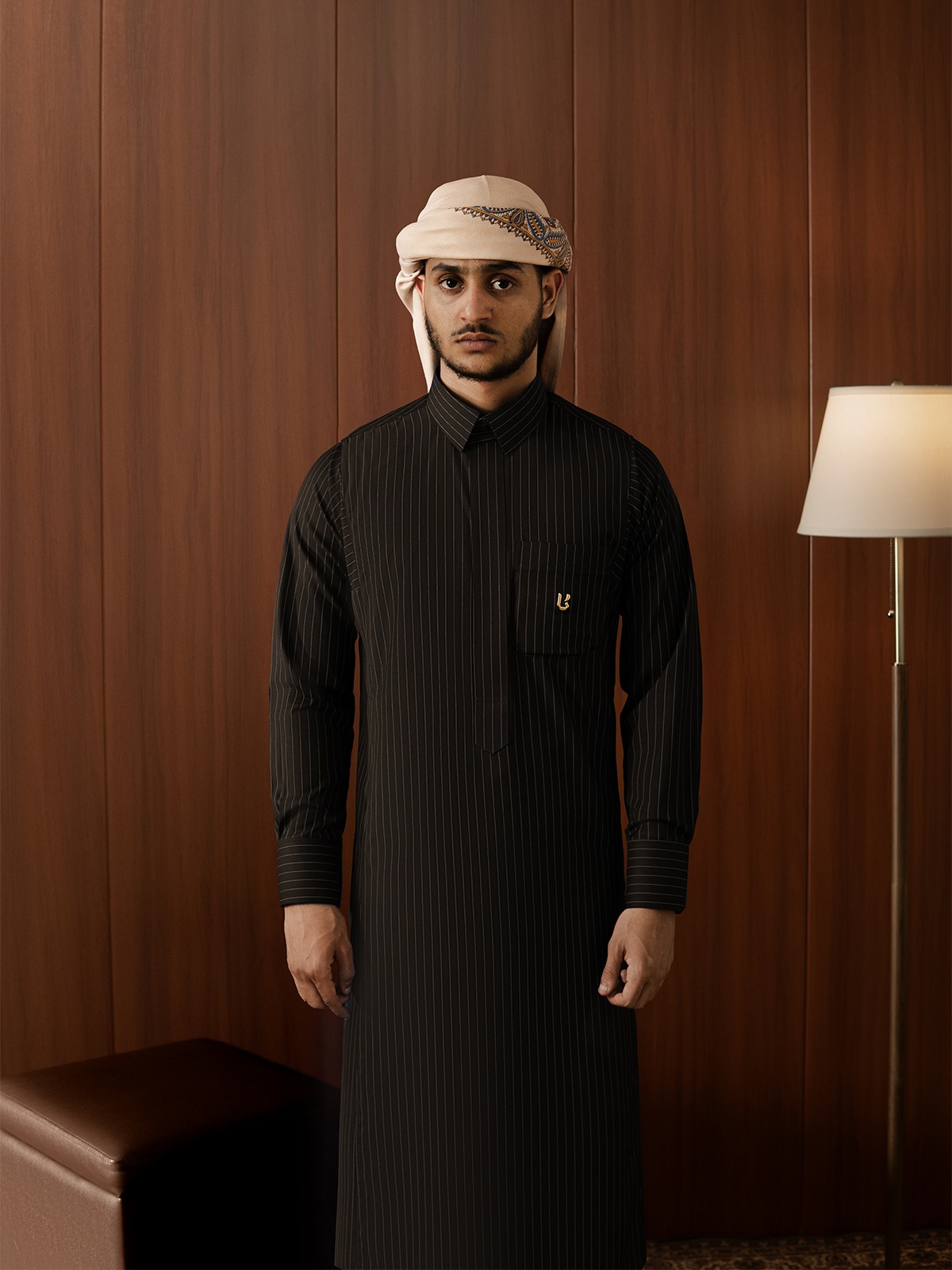 Local Project | Ather Series — Thobe Pria Slim Fit Premium Teteron Rayon Garis Vertikal