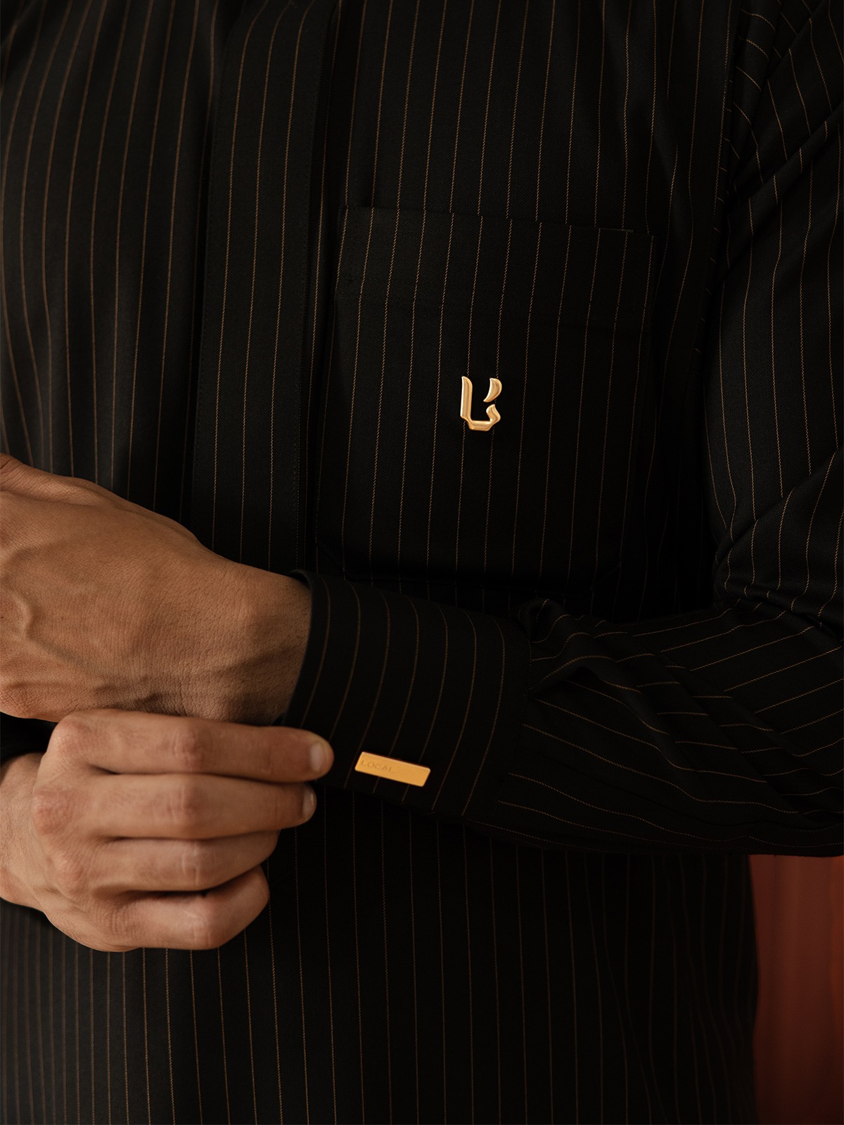 Local Project | Ather Series — Thobe Pria Slim Fit Premium Teteron Rayon Garis Vertikal