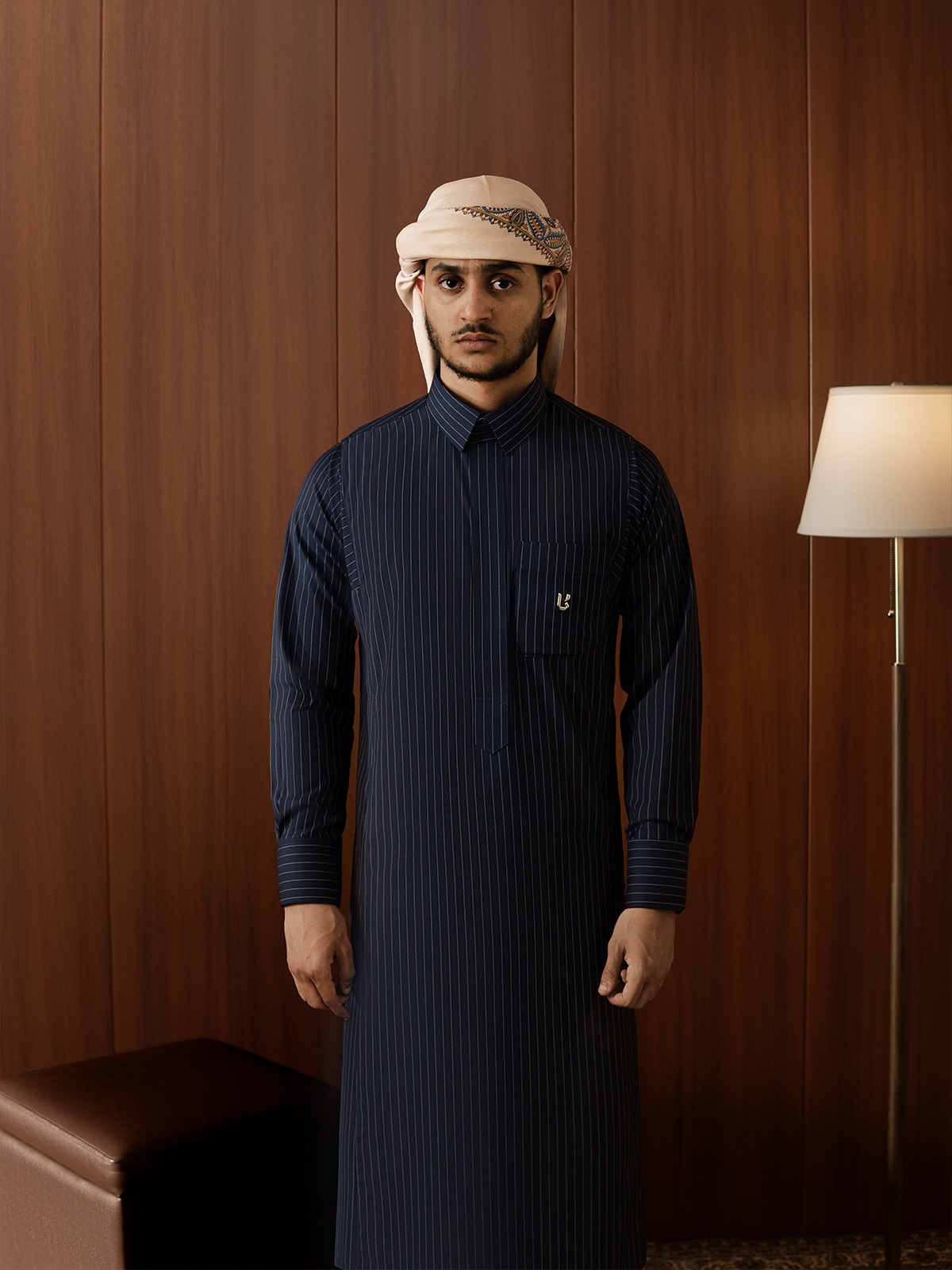 Local Project | Ather Series — Thobe Pria Slim Fit Premium Teteron Rayon Garis Vertikal