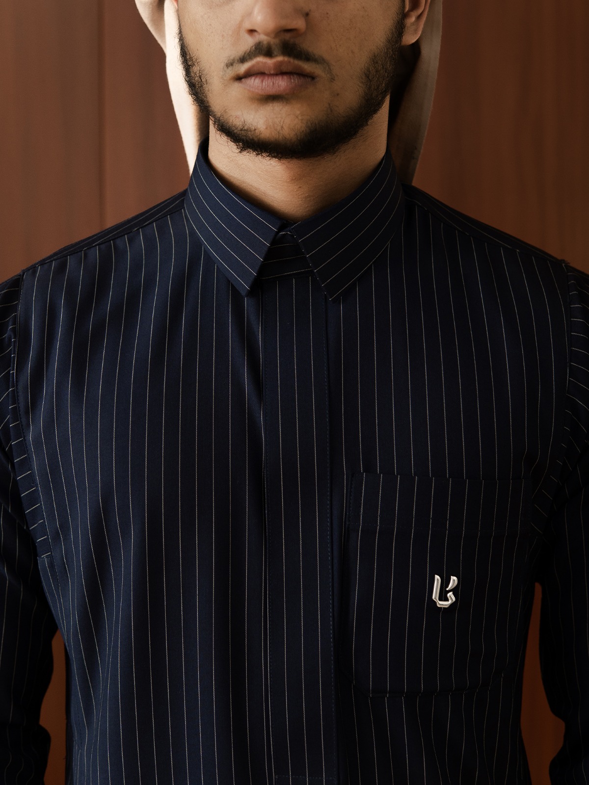Local Project | Ather Series — Thobe Pria Slim Fit Premium Teteron Rayon Garis Vertikal