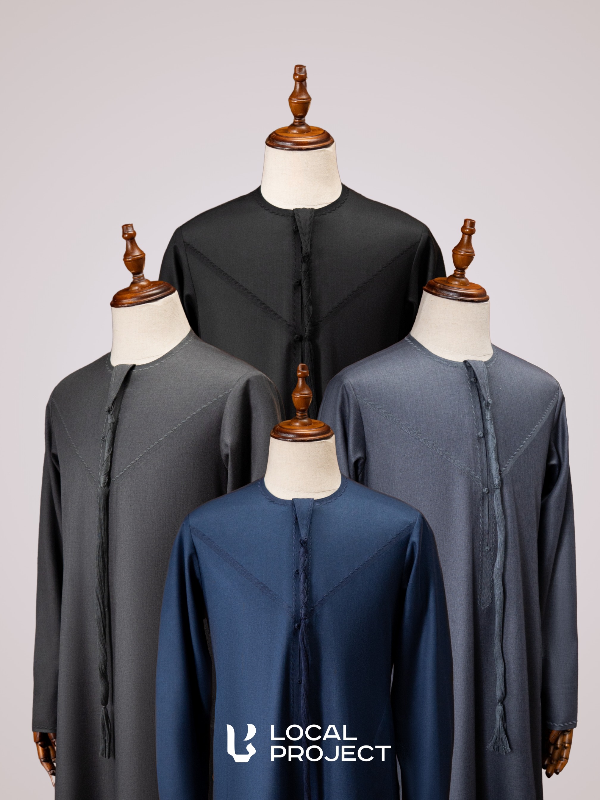 Local Tailor by Local Project | Kandora Series — Thobe Pria Slim Fit Premium Semi Wool