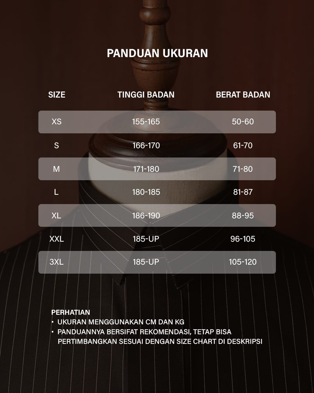 Local Project | Ather Series — Thobe Pria Slim Fit Premium Teteron Rayon Garis Vertikal