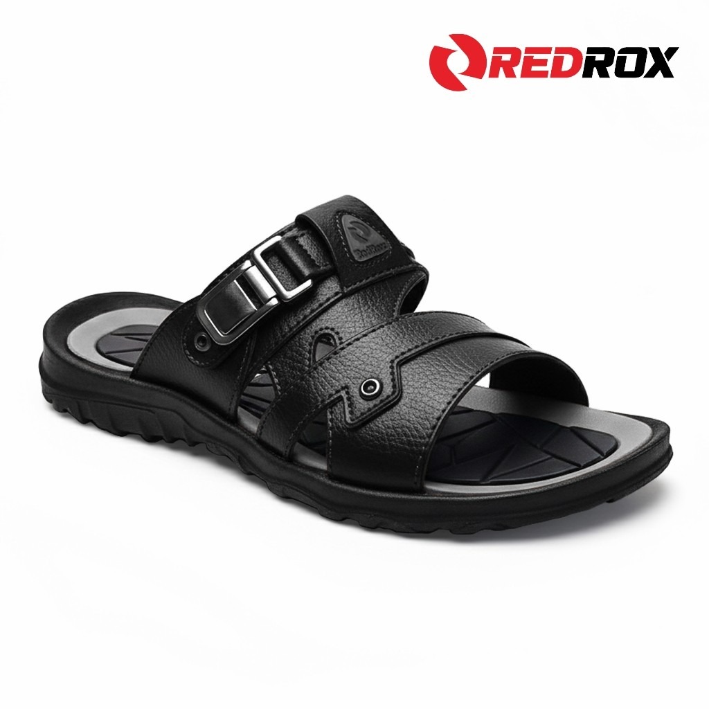 VOXT 04 Sandal Kulit Slipper Pria Selop Classic