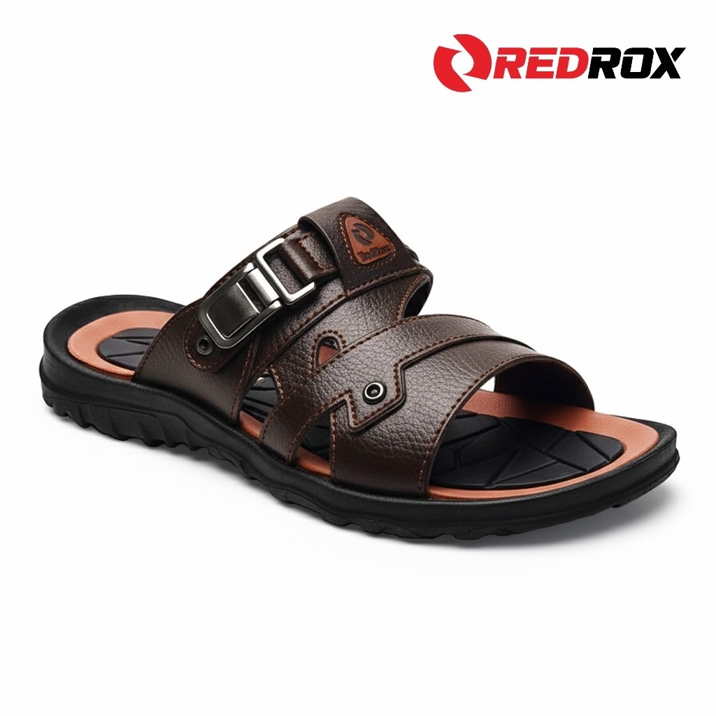 VOXT 04 Sandal Kulit Slipper Pria Selop Classic