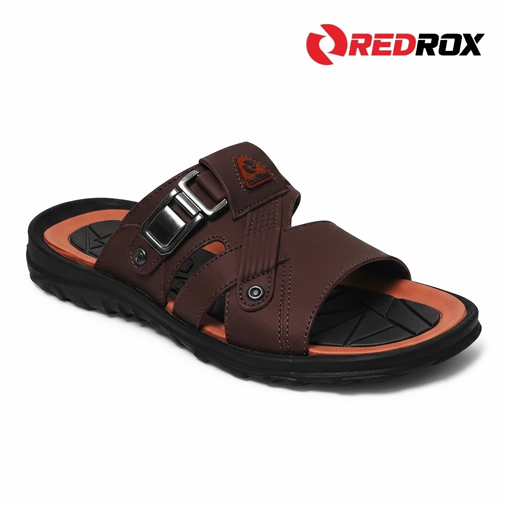 VORT 02 Sandal Pria Slop Kulit Terbaru GREEKS SLIDER
