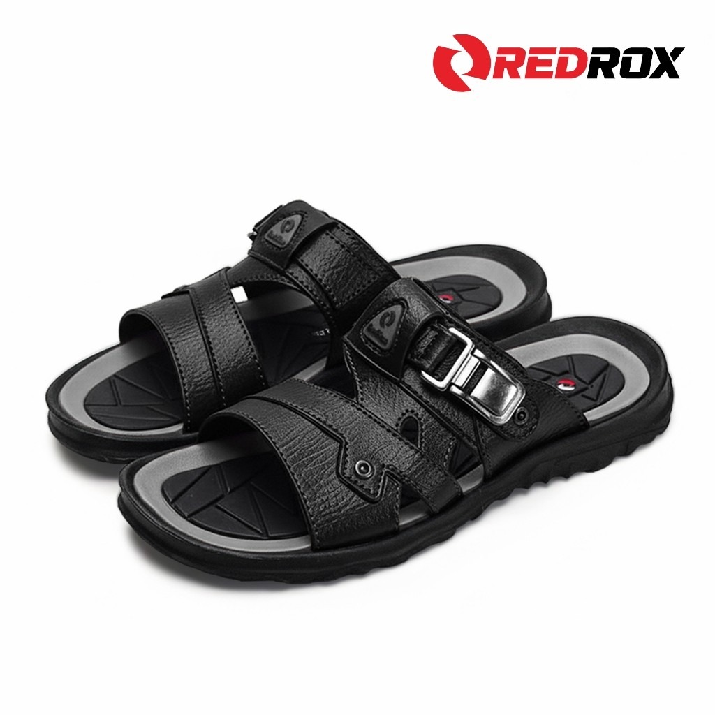 VOXT 04 Sandal Kulit Slipper Pria Selop Classic