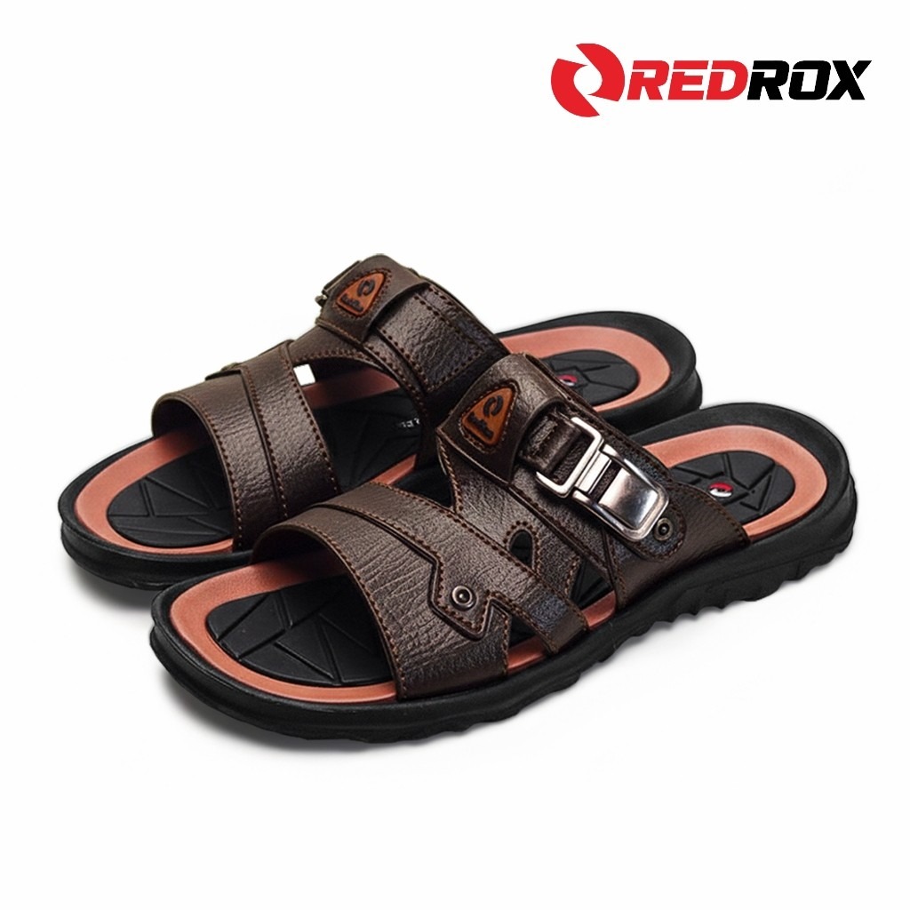 VOXT 04 Sandal Kulit Slipper Pria Selop Classic