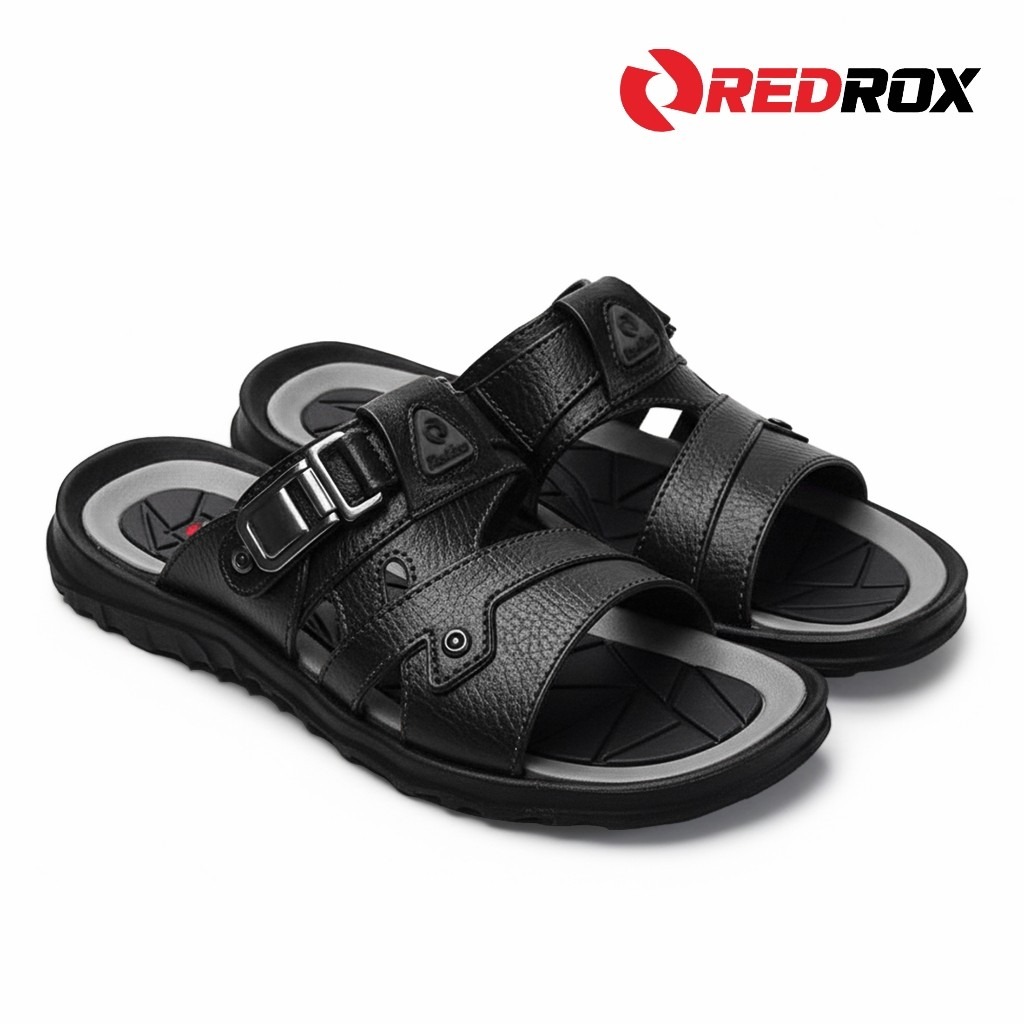 VOXT 04 Sandal Kulit Slipper Pria Selop Classic