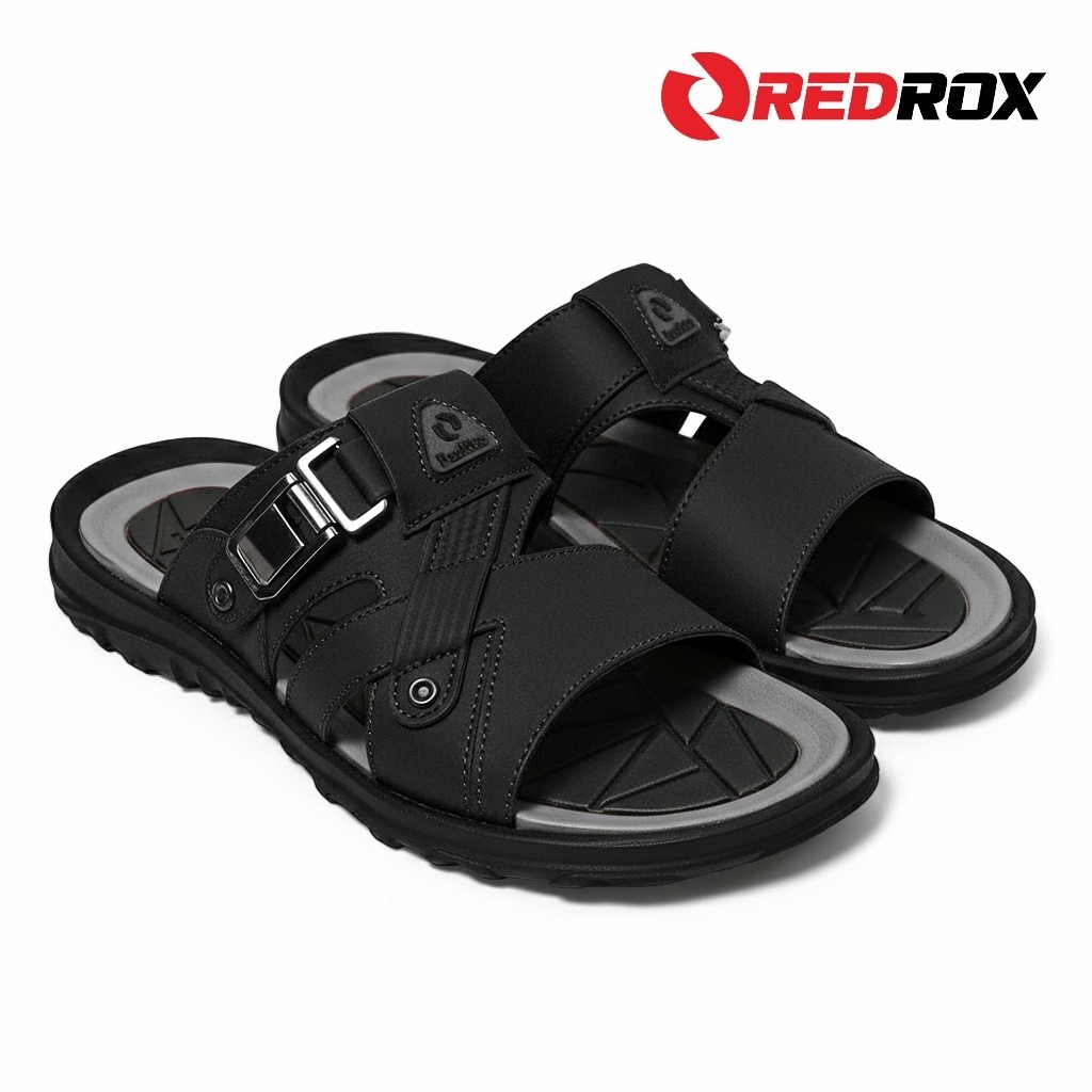 VORT 02 Sandal Pria Slop Kulit Terbaru GREEKS SLIDER