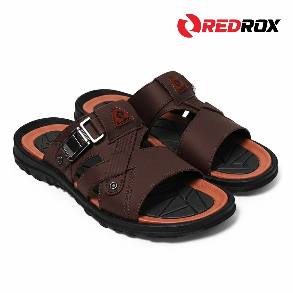 VORT 02 Sandal Pria Slop Kulit Terbaru GREEKS SLIDER