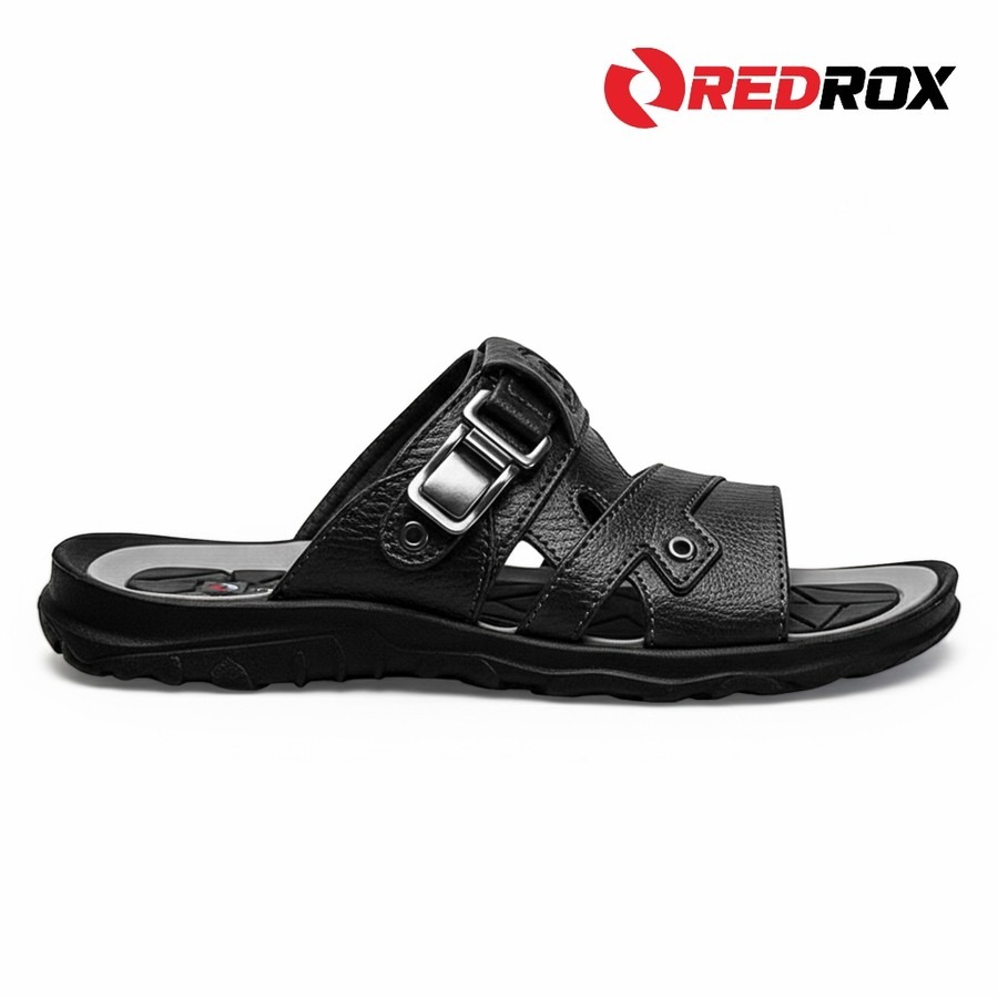 VOXT 04 Sandal Kulit Slipper Pria Selop Classic