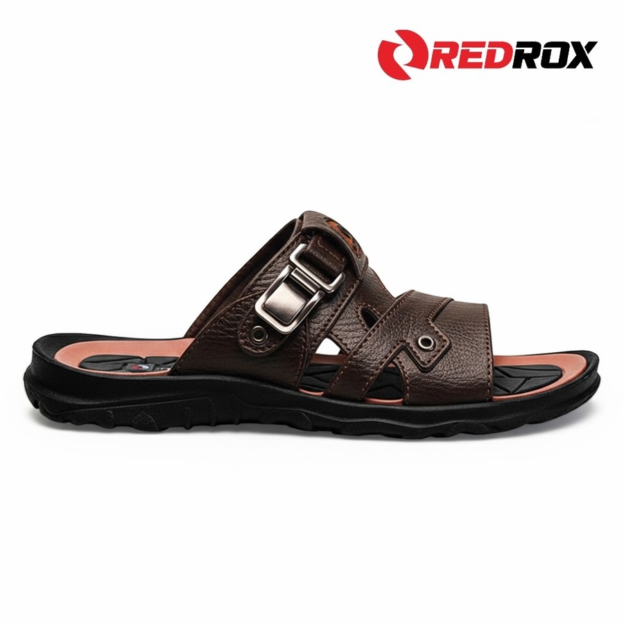 VOXT 04 Sandal Kulit Slipper Pria Selop Classic