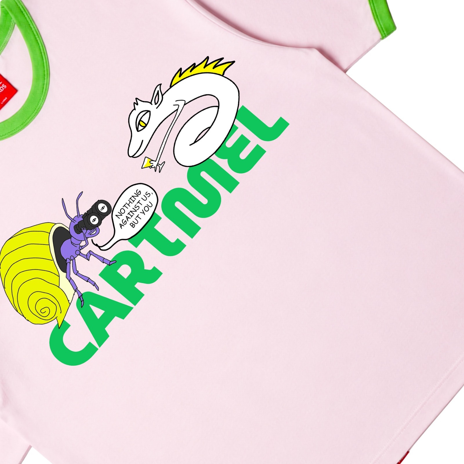 Antagonist Tee Pink