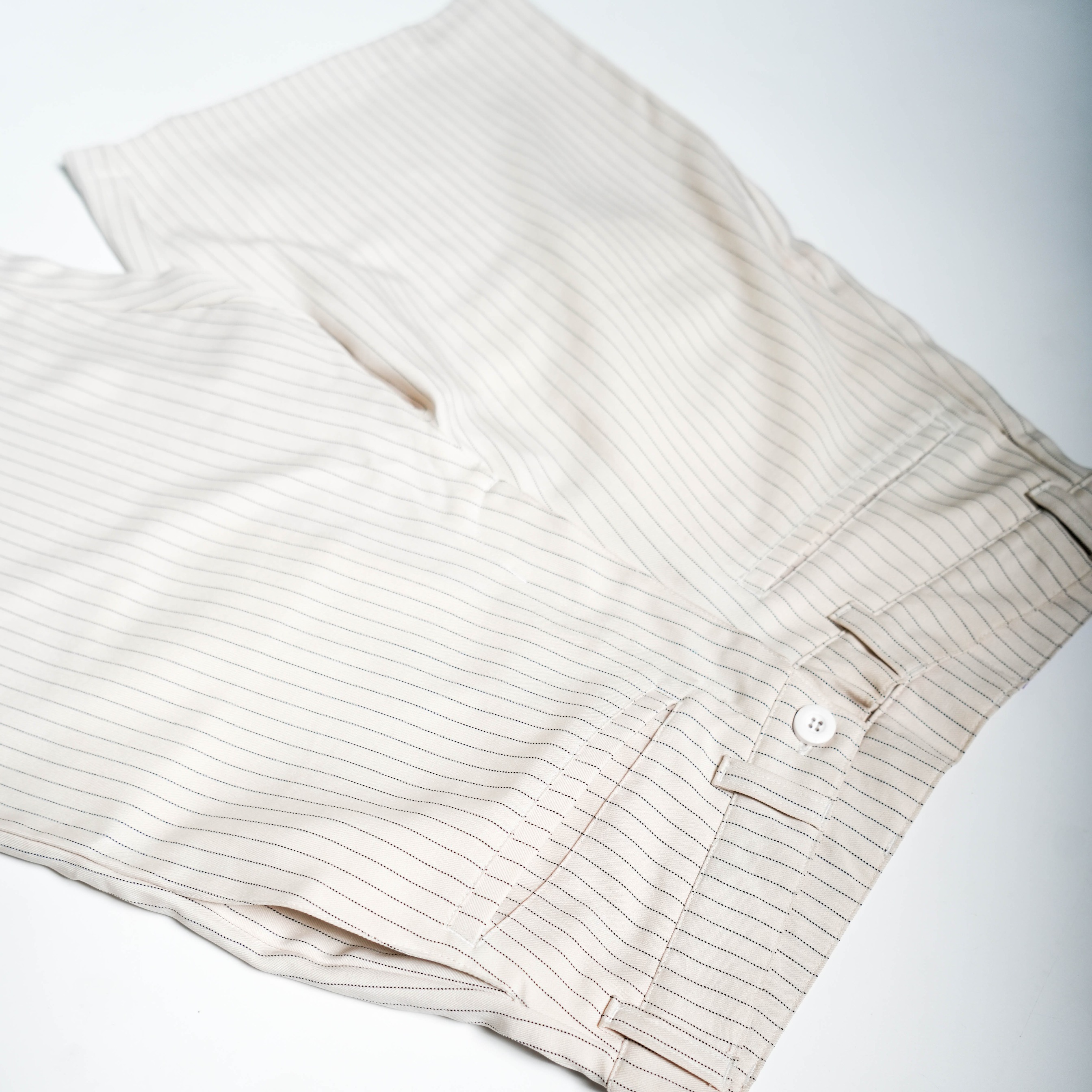 Avery Stripe Pants (White)
