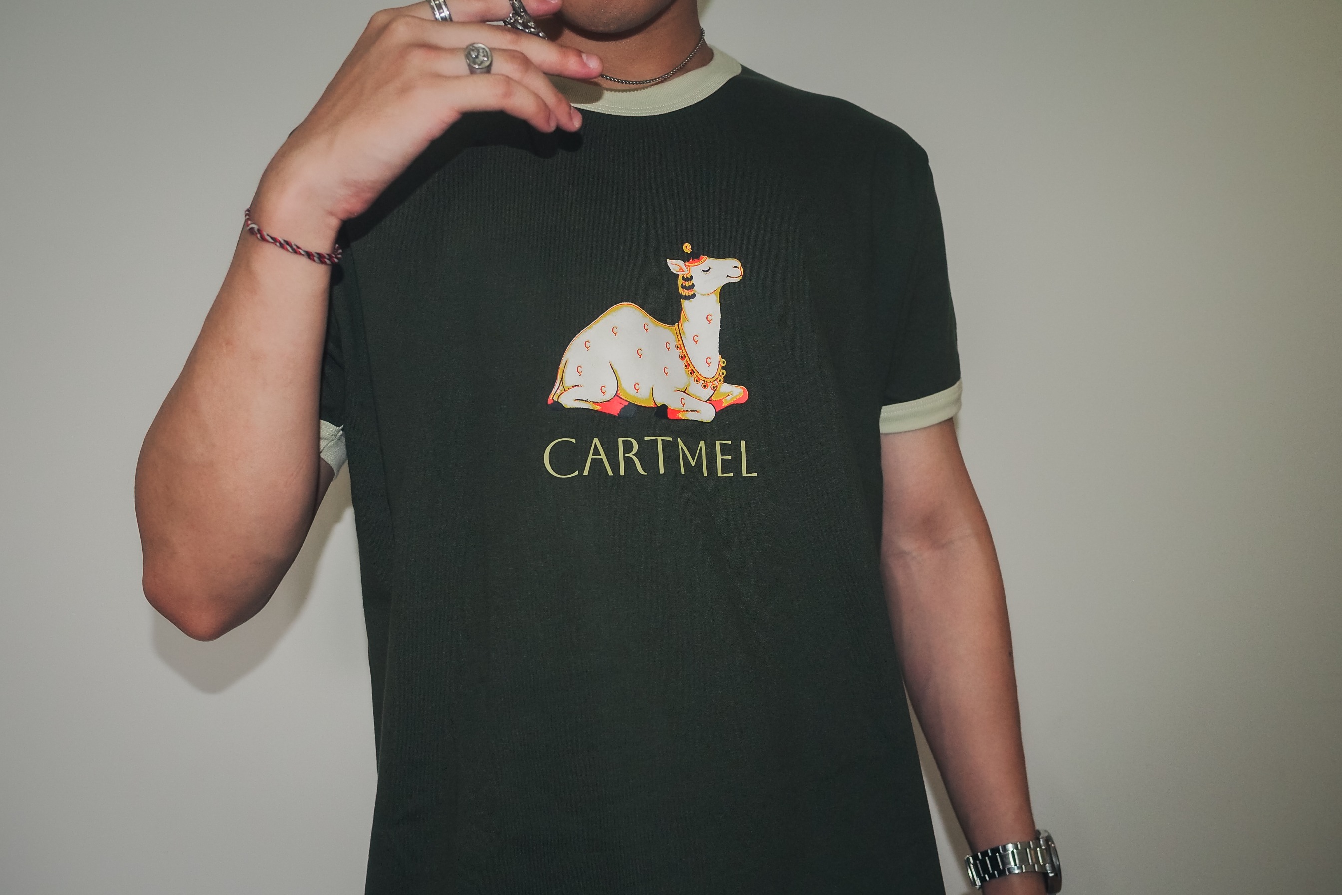 Lazy Cami Tee Army