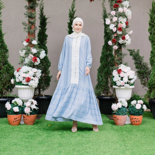 Image of Aruna Dress Dewasa - Blue