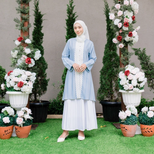 Image of Aruna Tunik Dewasa - Blue