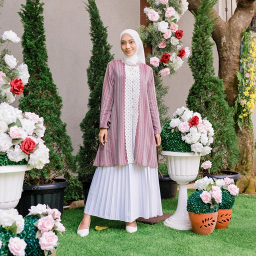 Image of Aruna Tunik Dewasa - Burgundy 