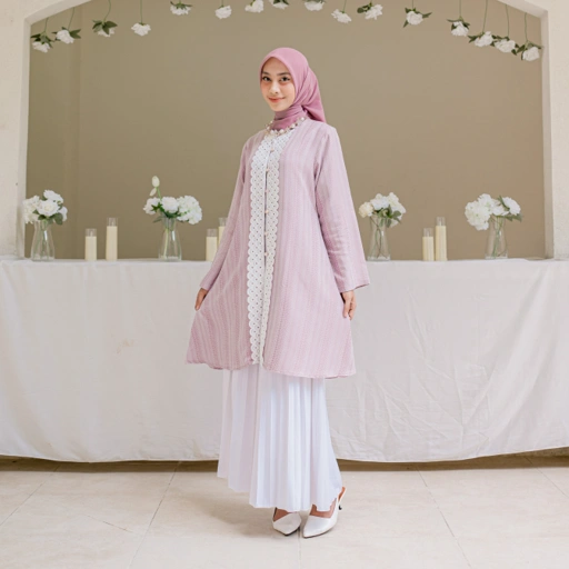 Image of Aruna Tunik Dewasa - Pink