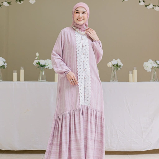 Image of Aruna Dress Dewasa - Pink